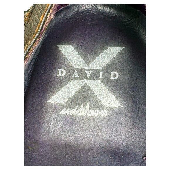 DAVID X Midtown Genuine Lizard Crocodile Dress Oxfords - Picture 2 of 10